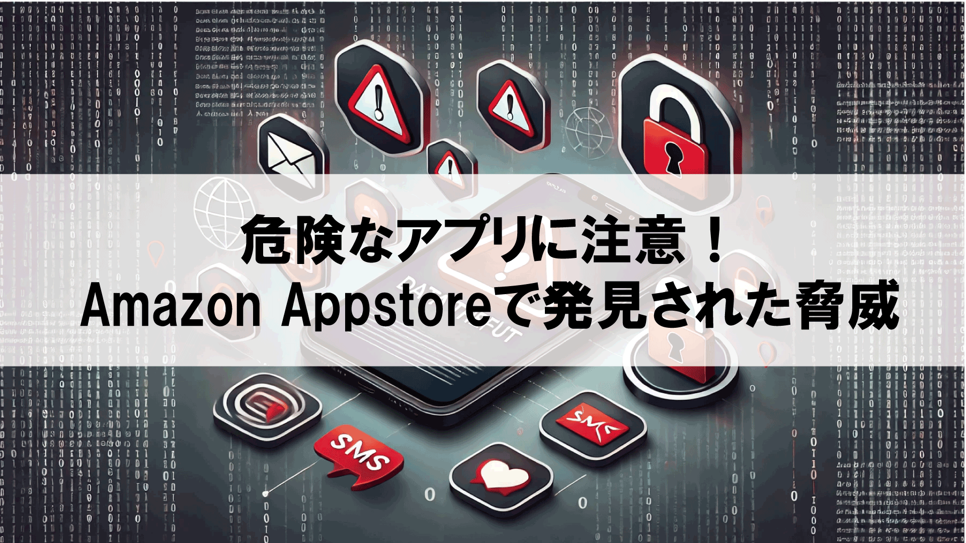 危険なアプリに注意！Amazon Appstoreで発見された脅威