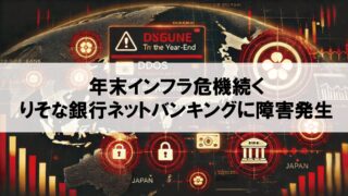 りそな銀行にもDDoS攻撃：年末の金融機関を狙ったサイバー攻撃が続発