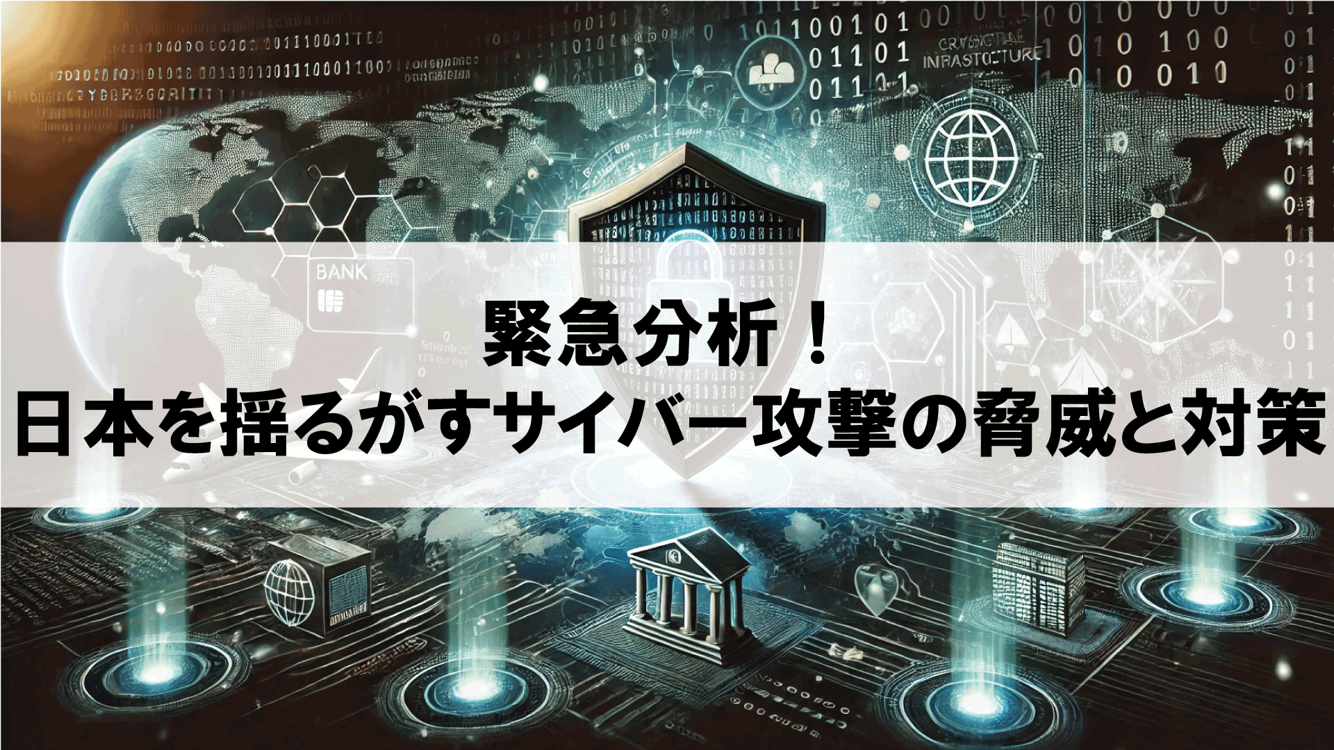 緊急分析！日本を揺るがすサイバー攻撃の脅威と対策