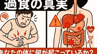 🚨 過食の真実:あなたの体に何が起こっているのか?