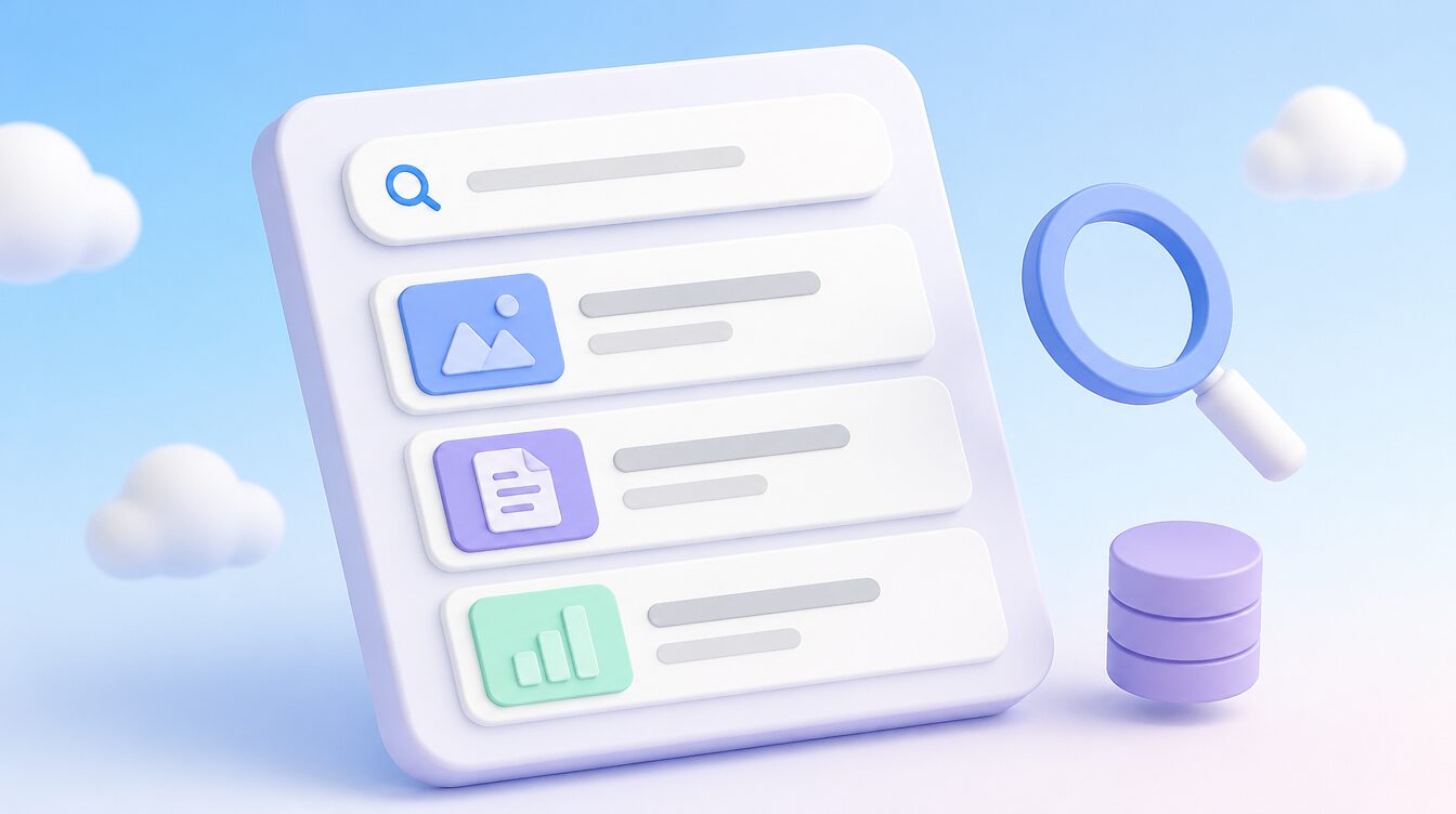 検索フォームの3Dイラスト | CTF思考フレームワーク #04