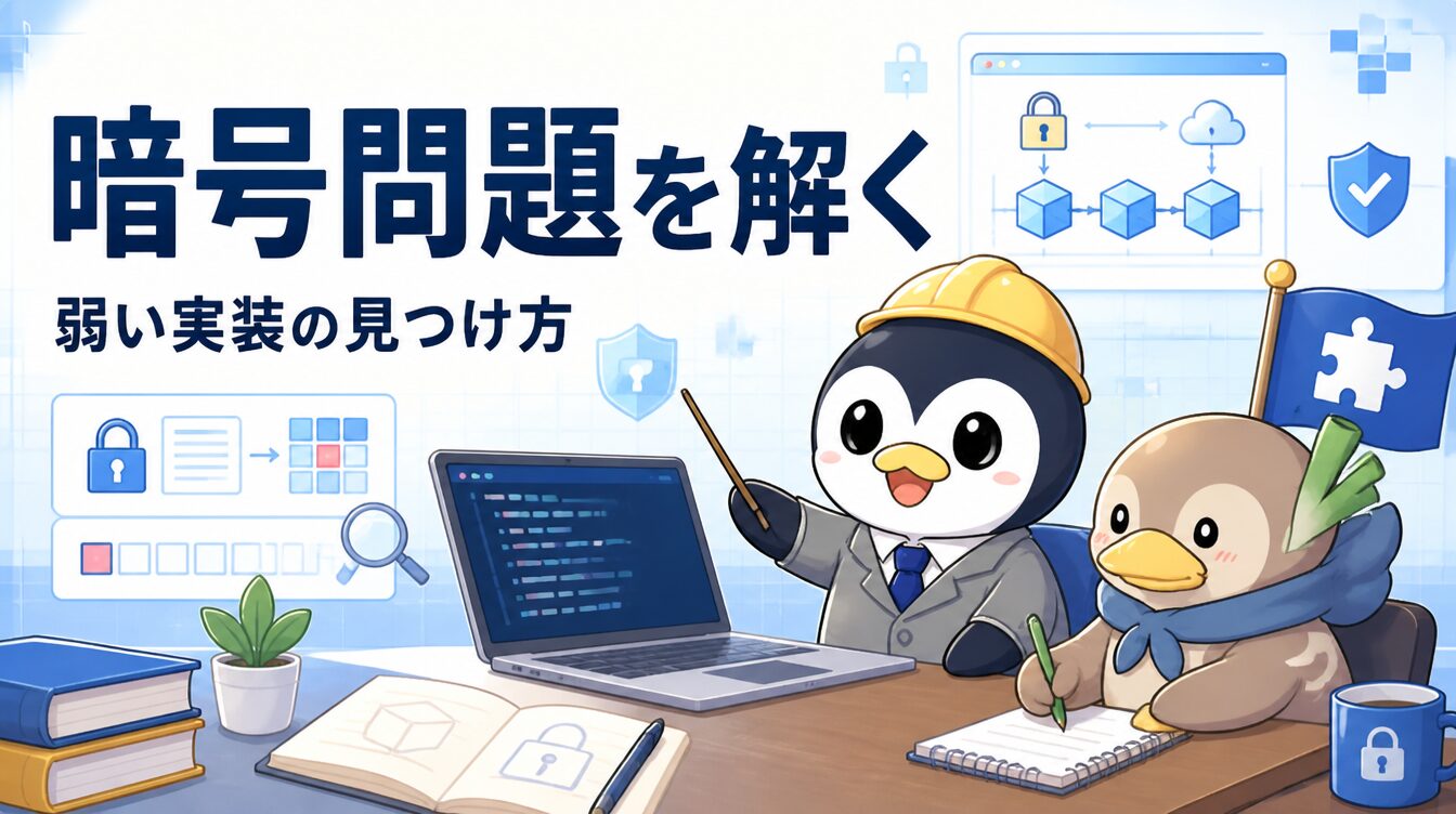 【ブロック暗号応用編】Bit-flip・Padding Oracle・Nonce再利用｜CTF思考フレームワーク #55 アイキャッチ画像