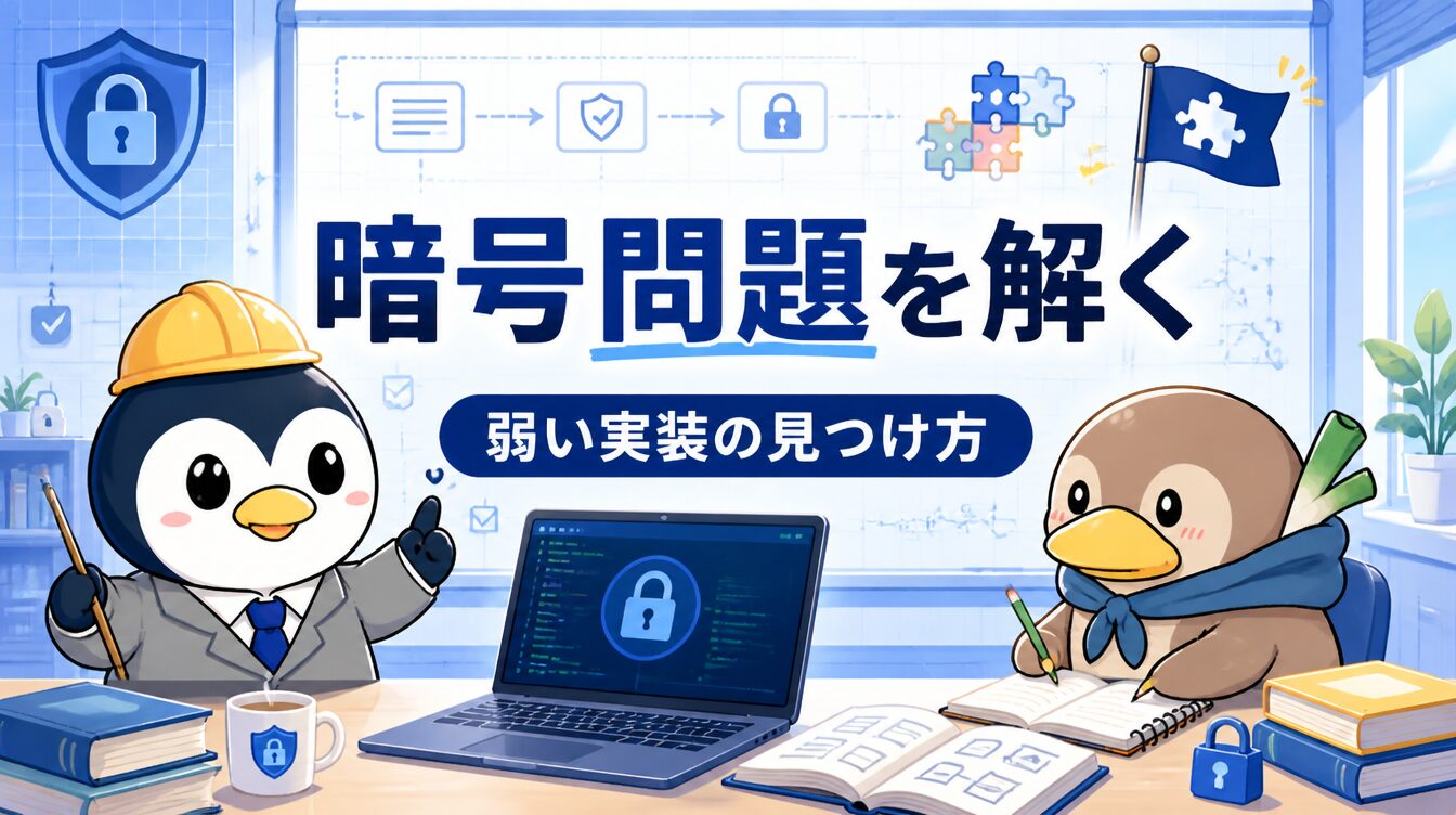 【古典暗号入門編】シーザー・ヴィジュネル・換字式の崩し方｜CTF思考フレームワーク #50 アイキャッチ画像