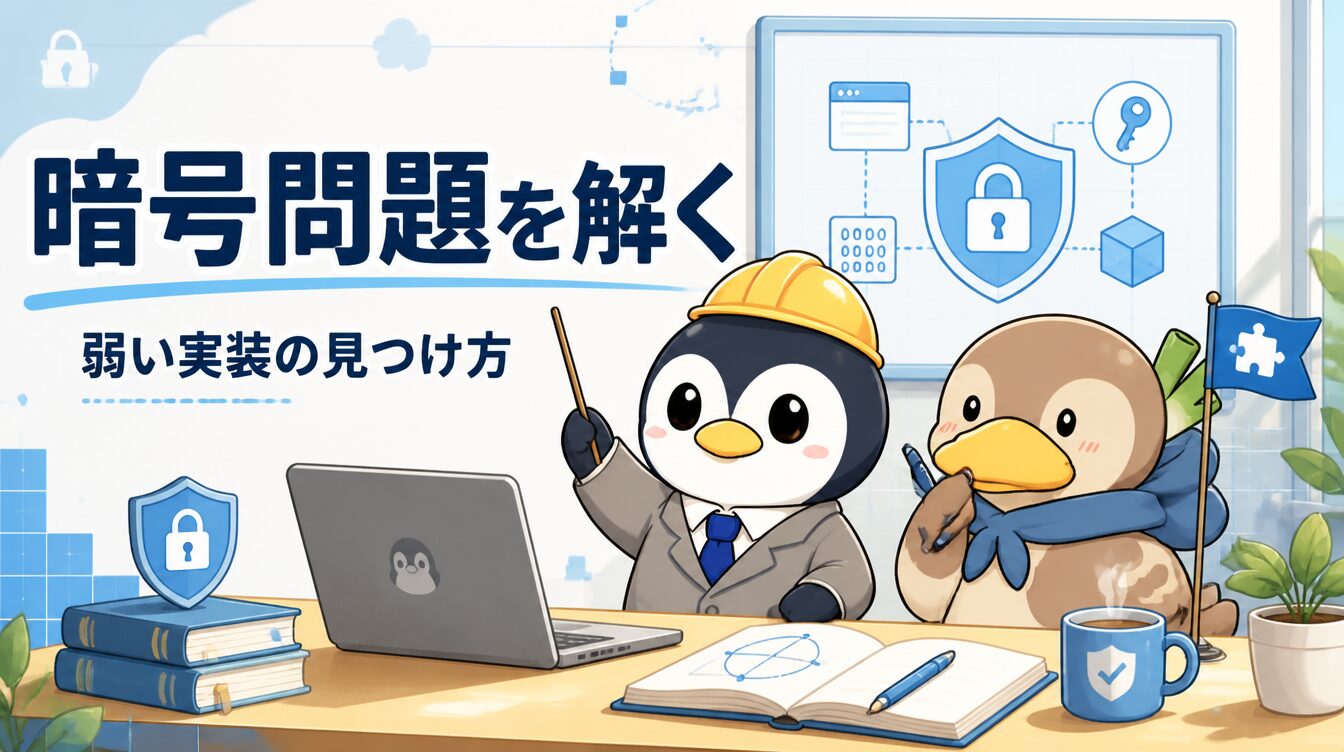 【楕円曲線・近代暗号編】ECDH・ECDSA・Smart’s Attackの世界｜CTF思考フレームワーク #57 アイキャッチ画像