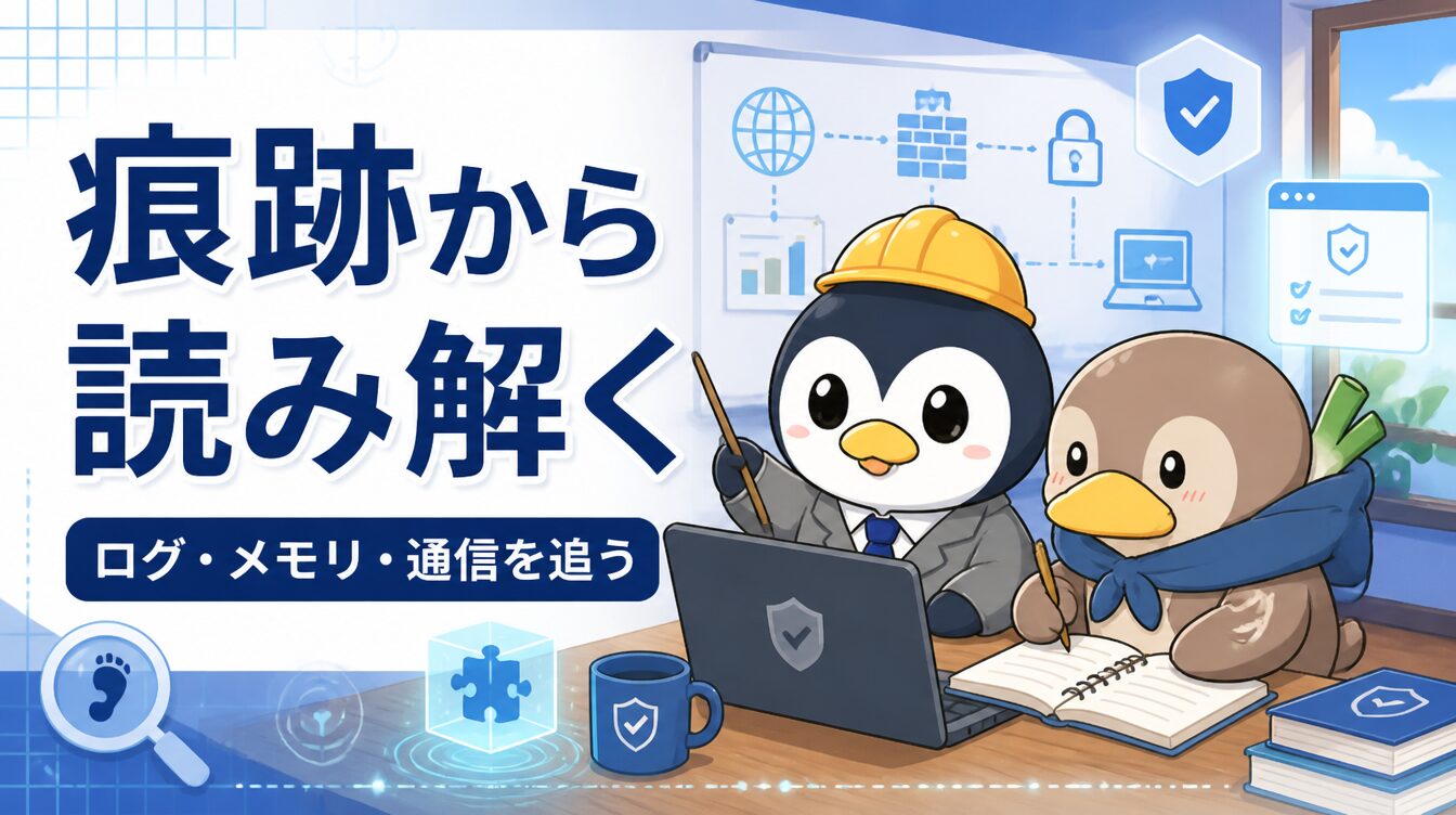 【ログ解析編】Sysmon・auditd・Event Logを横断して攻撃を見抜く｜CTF思考フレームワーク #45 アイキャッチ画像