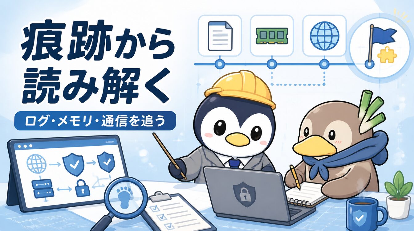 【タイムライン構築編】複数ソースを統合してインシデント全体を再構成する｜CTF思考フレームワーク #49 アイキャッチ画像