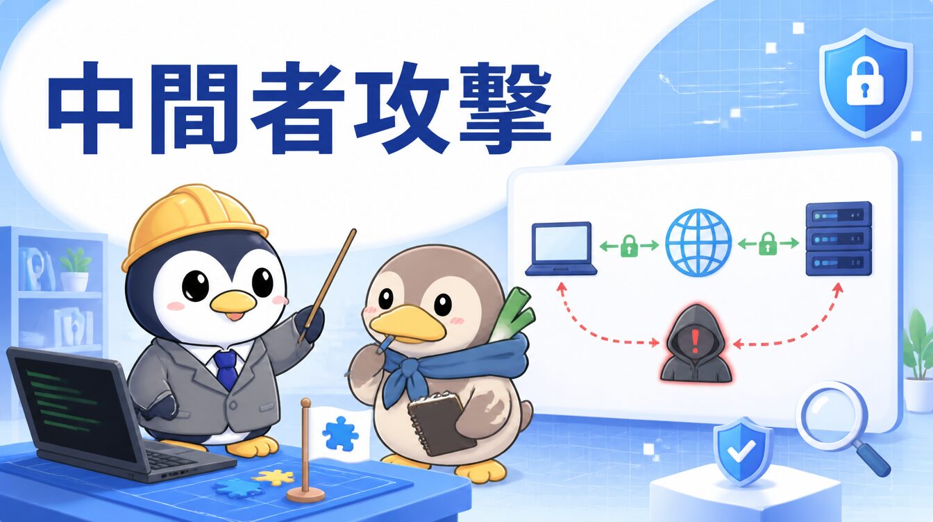 【中間者攻撃編】同じネットワークで通信を盗み見られる条件と守り方｜CTF思考フレームワーク #23 アイキャッチ画像
