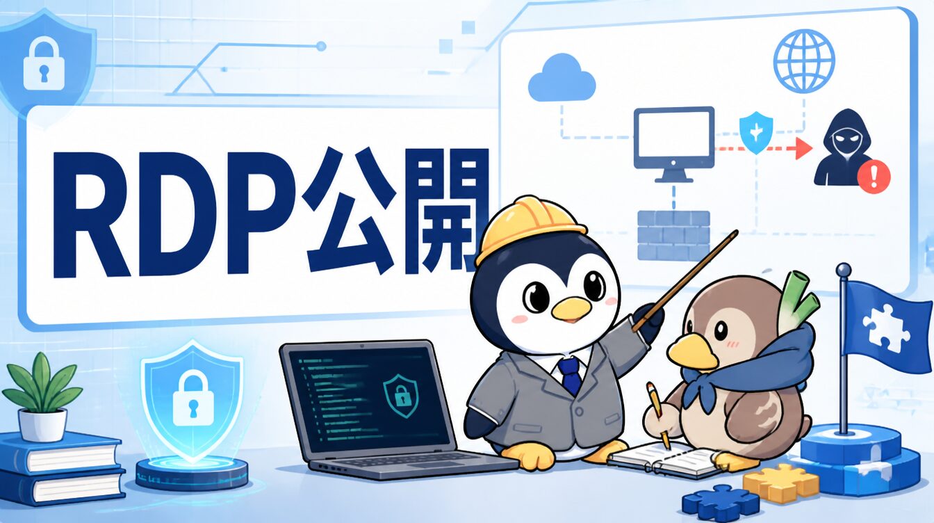 【RDP編】リモートデスクトップを外部公開する危険と守り方｜CTF思考フレームワーク #26 アイキャッチ画像