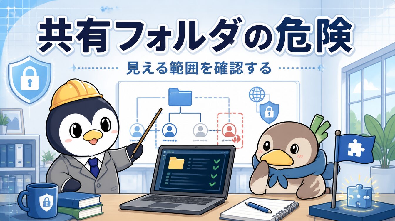 【SMB・ファイル共有編】共有フォルダから情報が漏れる条件と守り方｜CTF思考フレームワーク #25 アイキャッチ画像