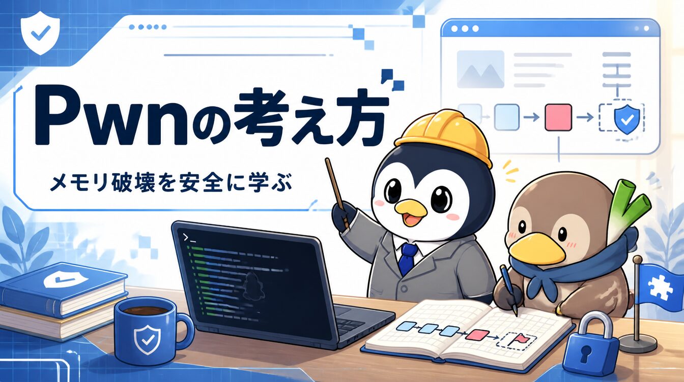 【ROP入門編】ガジェット連結でNXを越える｜CTF思考フレームワーク #60 アイキャッチ画像