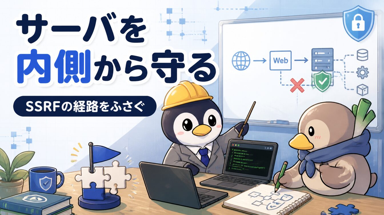 【SSRF編】サーバに意図しない接続をさせる攻撃と守り方｜CTF思考フレームワーク #28 アイキャッチ画像