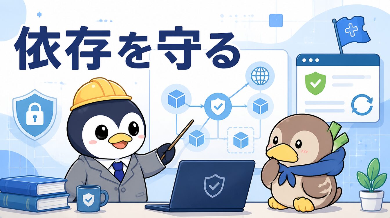 【ソフトウェアサプライチェーン編】依存ライブラリと更新経路を守る｜CTF思考フレームワーク #34 アイキャッチ画像