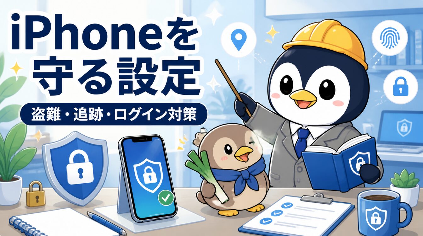 iPhone盗難防止の決定版！盗難デバイスの保護機能で大切なデータを守る完全ガイド アイキャッチ画像