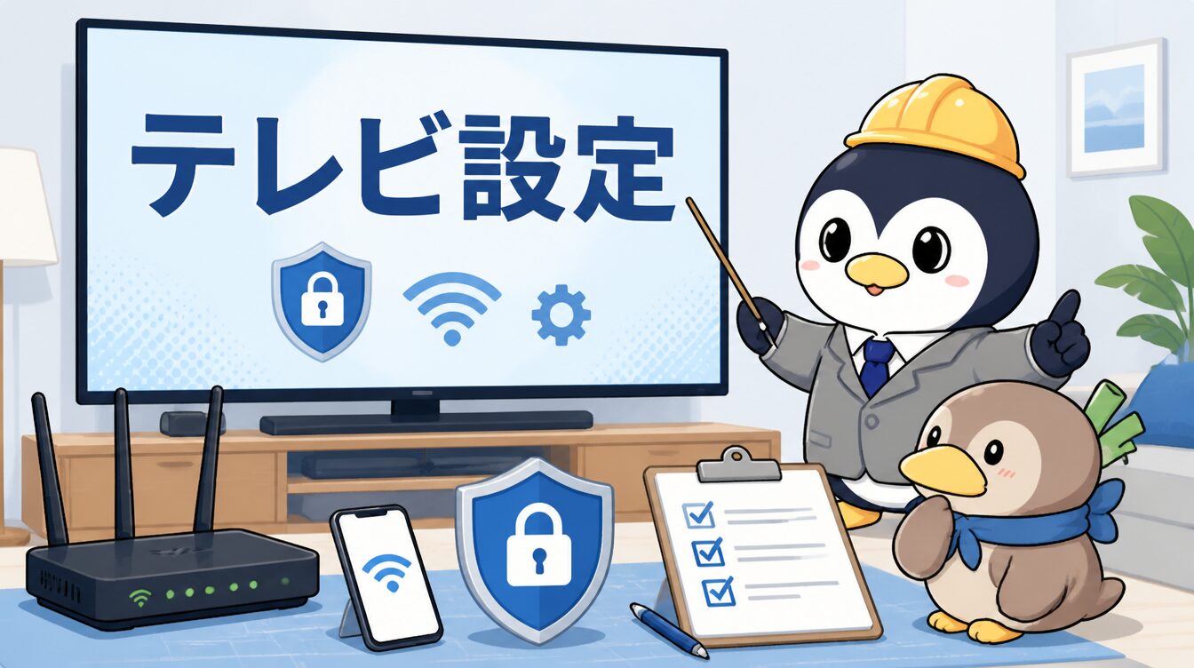 スマートテレビのセキュリティリスクとは？古いテレビ・Android TV・家庭Wi-Fiを守る対策