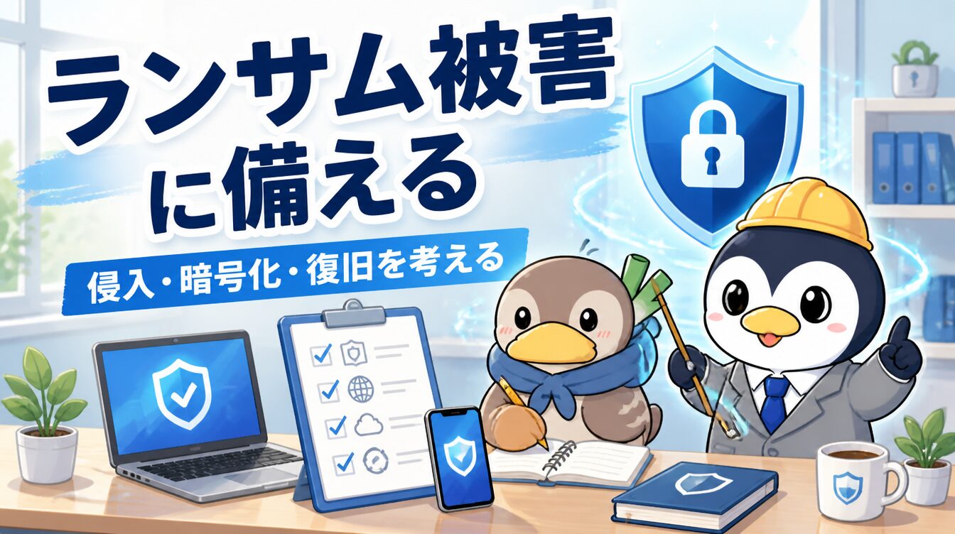 Windows 11のセキュリティ設定チェックリスト｜Defender・SmartScreen・ランサムウェア対策 アイキャッチ画像
