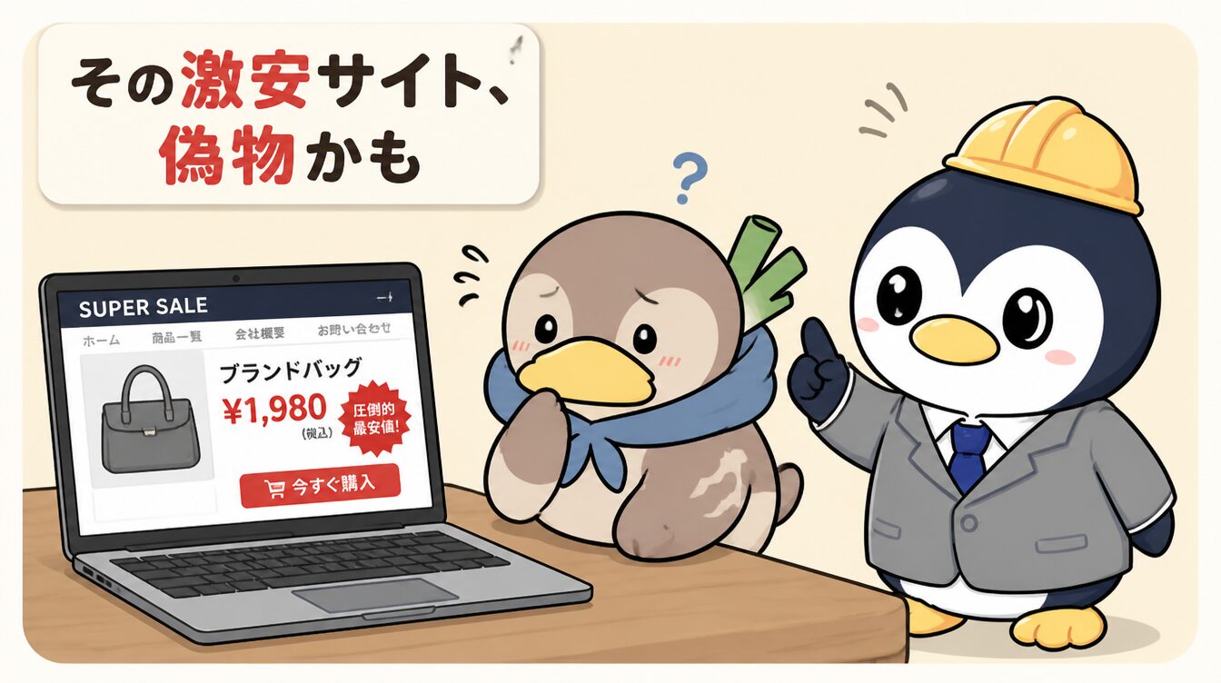 偽通販サイトで買ってしまったら？かも次郎とアンペンが解説