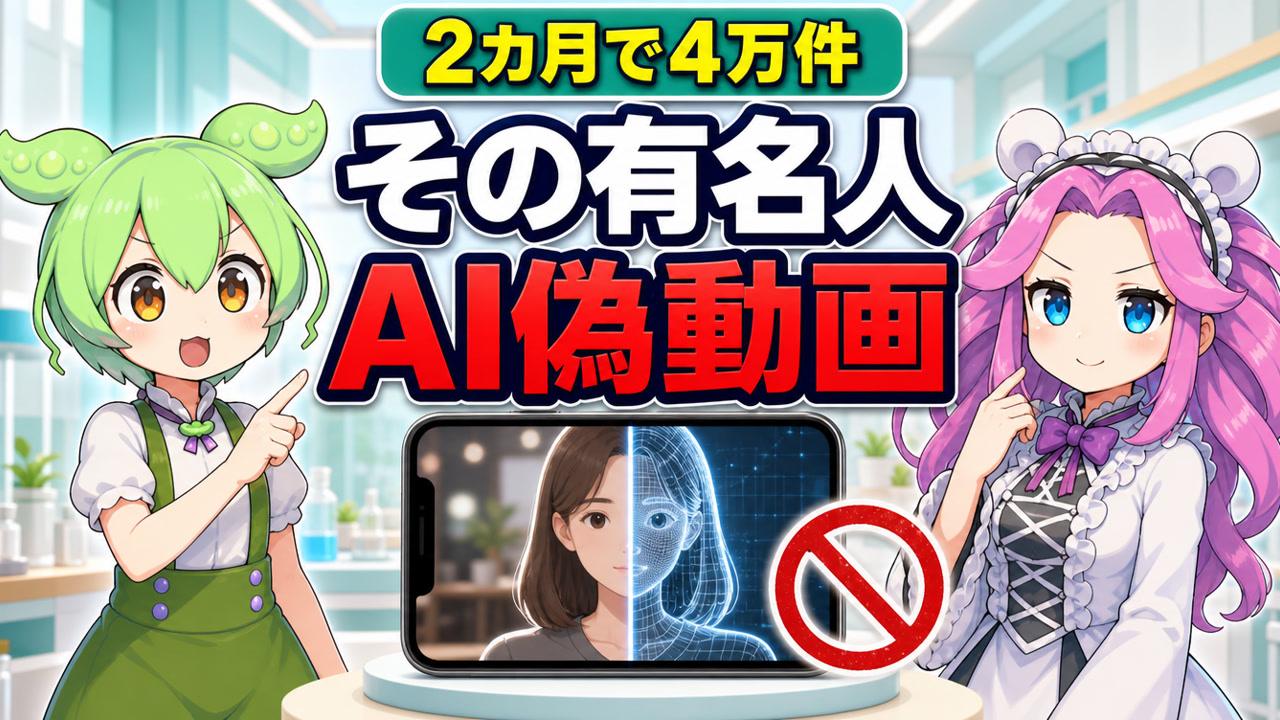 その有名人は本物か、2カ月で4万件確認されたAI偽動画を投稿元・誘導先・お金で見抜く記事のアイキャッチ